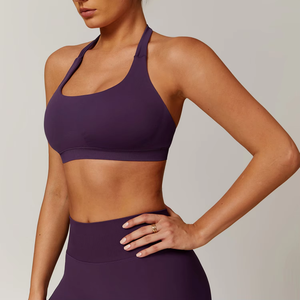 Sujetador deportivo transpirable de alto impacto para mujer, camiseta sin mangas con almohadilla extraíble fácil, ropa activa para gimnasio de talla grande - Product Image 3