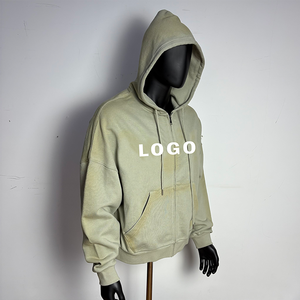 Sweat-shirts à capuche personnalisés de haute qualité en gros, confortables, amples, brodés en 3D, Pro Club, pour hommes, automne, écologiques, respirants - Product Image 6