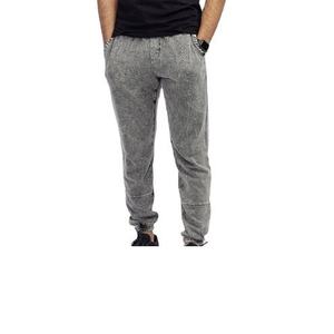 Pantalon de jogging en molleton de coton baggy pour hommes, décontracté, avec logo personnalisé, style délavé et vieilli, streetwear léger - Product Image 1