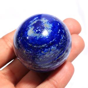 Lapis Lazuli ทรงกลมทรงกลมหินอัญมณีคริสตัลรักษาทรงกลมไพฑูรย์สำหรับตกแต่งบ้านหรือทำเครื่องประดับเลื่อนลอย - Product Image 3