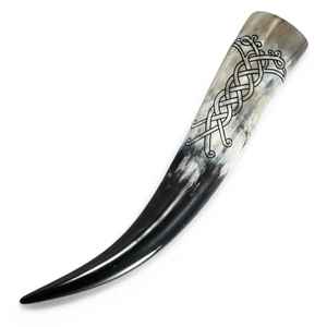 Soporte de cuerno vikingo de búfalo de la mejor calidad Soporte de hierro de nuevo diseño Soporte de hierro grande pulido para cerveza segura para alimentos Buen precio Faizacraft - Product Image 3