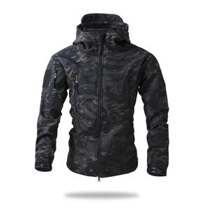 Veste tactique de chasse pour homme avec logo personnalisé, respirante, fermeture éclair, grande taille, imperméable, accessoire de sport de randonnée avec plusieurs poches - Product Image 2