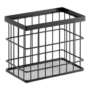 Premium Handmade Luxury Metal Basket Wooden Handle Stand Accessories Trending Multi-Purpose Modern Organizer Storage Foldable - Product Image 1