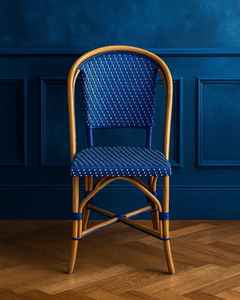 Silla de comedor de mimbre tejida a mano exclusiva de lujo elegante y duradera para uso en exteriores y para villas y hoteles - Product Image 2