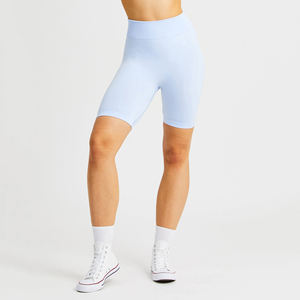 Shorts de sport pour femmes, taille mi-haute, en Spandex/Polyester, style cycliste, personnalisables, haute qualité, tissu respirant pour le yoga, couleurs et logo personnalisables - Product Image 3