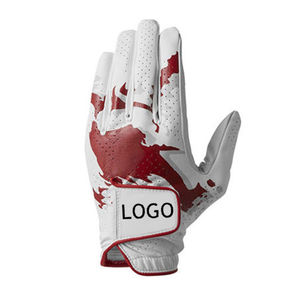 Gants de golf en cuir véritable, poignée souple, sangle de poignet réglable, fermeture à boucle et crochet pour un contrôle confortable du swing, utilisation professionnelle - Product Image 2