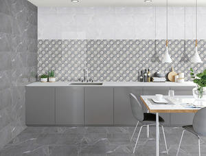 Orientbell cerámica 300X600 SBG Stonemood gris Lt acabado brillante azulejos para baño cocina Backsplash inodoro pared piso azulejos - Product Image 2