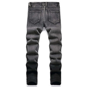Top Quality Denim Full Length Jeans Pants for Men's Custom Made Ripped Design Jeans Breathable Men's Denim Pants - Product Image 2