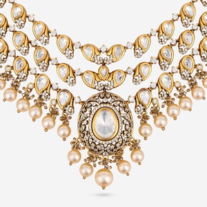 Kundan Necklace 187729 Elegant <b>Wedding</b> <b>Accessory</b> - Product Image 5