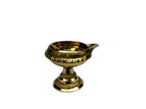 Support profond Kuber en laiton de haute qualité avec finition polonaise brillante pour temples et églises pour les célébrations de Diwali. - Product Image 4
