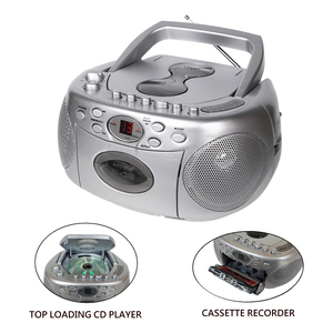 <span class=keywords><strong>CD</strong></span>-738 xách tay Boombox AM/FM Radio Cassette recorder Máy nghe nhạc <span class=keywords><strong>CD</strong></span> trong một thiết kế thuận tiện - Product Image 6