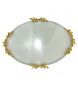 ถาดอาหารอลูมิเนียมรูปร่างที่กำหนดเองสำหรับขายถาดเสิร์ฟอาหารอลูมิเนียมที่มีด้ามจับออกแบบทรงกลม - Product Image 4