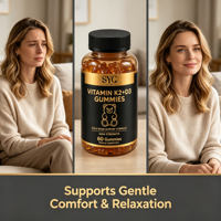 Gummies SYC BIO Vitamine K2+D3 pour améliorer l'immunité, naturelles, 60 unités, complément alimentaire quotidien pour adultes
