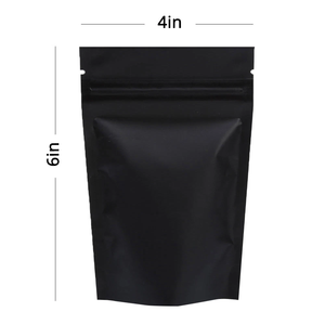 Custom Printed Resealable Stand up Pouches Plastic Food Packaging <strong>Bags</strong> Foil Black <strong>Sealed</strong> <strong>Bag</strong> - Product Image 5