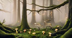 Decoración rústica para cabaña, par ecológico, estatuas de renos Art Deco, figuritas de animales del bosque de latón para decoración de cabina de Navidad - Product Image 5