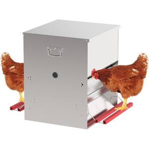 Mangeoire automatique pour poulets de haute qualité à deux faces «Safeed» 50kg pour une alimentation pratique des volailles - Product Image 1