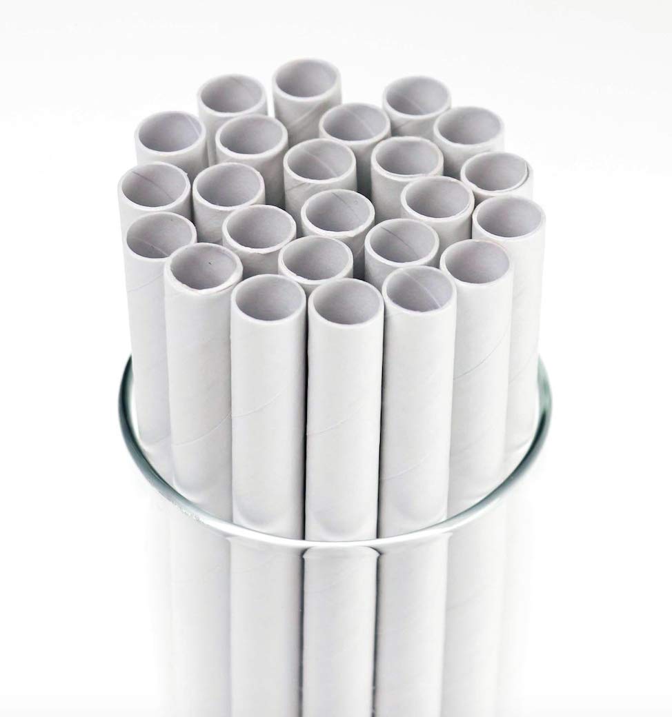 Solid Colors Disposable Paper Straws for Eco-friendly Biodegradable Paper Drinking Straws
