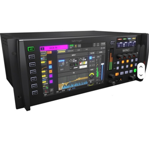 MEJORES VENTAS EN WING RACK 48 canales 28 Bus Consola de mezcla digital estéreo completa Pro Black 4 RU - Product Image 4