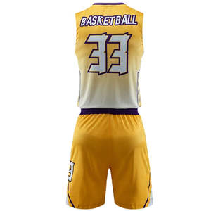 Custom Logo Sublimation Printing <b>Basketball</b> Uniform Sets Best Design <b>Basketball</b> Jersey and Shirts Sets Wholesale Customized - Product Image 3