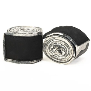 Vendas de Boxeo Personalizadas OEM para Verano, Impresas, Transpirables, de Poliéster y Algodón, Soporte Elástico para Muñeca de Calidad Profesional - Product Image 3