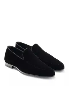 Designer Hersteller Original hochwertige modische Casual Loafers italienische Kleid Marke schwarze Schuhe für Männer Leder