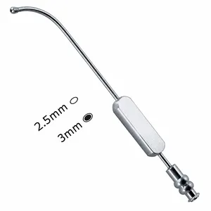 Tubos de Succión Manuales de Acero Inoxidable Killian de 7 cm, para Oído, Nariz y Garganta, Quirúrgicos, Clase I, Certificados por la CE - Product Image 1