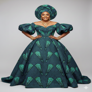 Tissu Wax Africain Dobby de Qualité Supérieure, Motif Floral Abstrait Numérique, Écologique pour Robes, Rideaux et Occasions Spéciales - Product Image 1