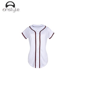 Élégant Onstyle Sports femmes maillots de baseball tissu sublimé équipe porter des uniformes de sport légers à séchage rapide pour les compétitions - Product Image 1