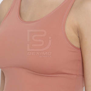 Conjunto de Yoga hecho de poliéster Spandex más vendido para mujer, ropa de gimnasio, conjunto de traje de Yoga sin costuras - Product Image 5