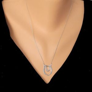 Collier en argent sterling 925, modèle de fleur blanche en forme de tulipe, cadeau pour toutes les occasions - Product Image 1