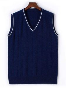 Pulls d'hiver sans manches pour hommes, vente en gros à bas prix, mode, conçus pour le bureau, décontractés, professionnels, port quotidien, confortables - Product Image 3