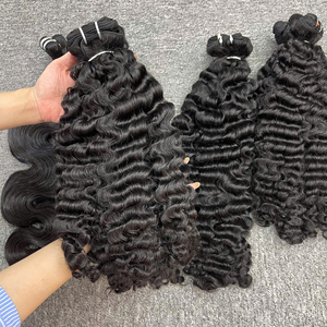 Extensiones de cabello Remy vietnamita de doble dibujado estilo rizado birmano superior VQHAIR precio competitivo cabello humano tejido Color más oscuro - Product Image 3