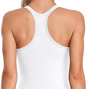 Wrinkle-Resistant Spandex <b>Yoga</b> <b>Tops</b> - Product Image 1