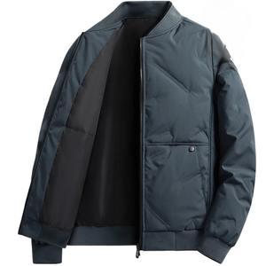 Fabricante de chaquetas de invierno OEM de alta calidad, chaqueta de secado rápido con cremallera al por mayor, chaqueta acolchada a prueba de viento de tendencia Premium - Product Image 4