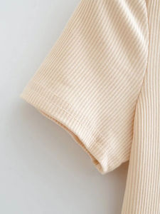 Nuevo Jersey de algodón semipeinado, camisetas de verano para mujer, Camiseta holgada de manga corta con tinte de corbata para mujer, camisetas para mujer - Product Image 3