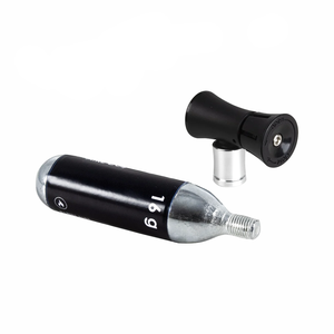 <span class=keywords><strong>Cartouche</strong></span> <span class=keywords><strong>CO2</strong></span> filetée 16g pour gonfleur de pneu de vélo, usage unique, type portable - Product Image 6