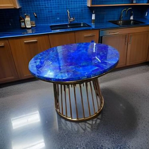 Sceau en agate poli artisanal, décoration de luxe pour la maison, motif floral religieux, résine, couleur personnalisée, haute qualité artisanale - Product Image 1