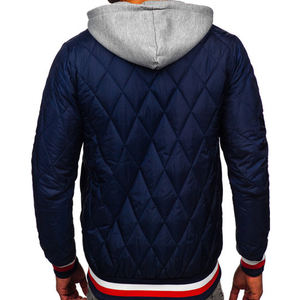 Vestes de baseball en flanelle à carreaux pour hommes - Product Image 3