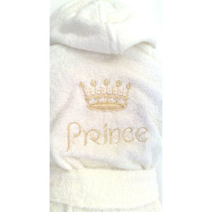 เสื้อคลุมอาบน้ำลายมงกุฎปักดิ้นทองสุดหรูสำหรับเจ้าชาย - Product Image 1