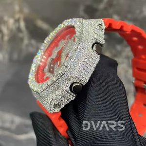 Movimiento Mecánico ETA, Caja GA-2100 con Moissanita, Correa de Acero Inoxidable, Esfera Analógica, Cristal, Amarillo/Blanco/Dorado, Unisex, Fecha Automática - Product Image 5