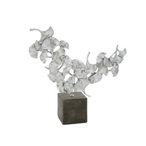 La plus haute qualité en aluminium métal forme ronde argent plaqué Sculpture exigeant des ornements de luxe élégants - Product Image 6