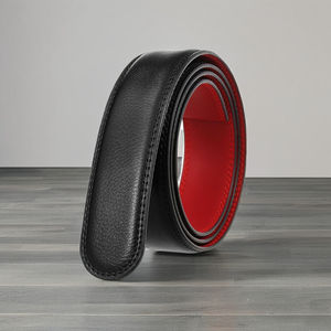 Venta al por mayor de fábrica de los hombres de cuero automático correas de cinturón sin hebillas - Product Image 1
