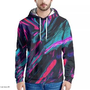 Urban Teen Casual Zip-Up Hoodie para adultos Promociones Sublimación Anti-Shrink Urban Hoodie con cuello - Product Image 6