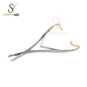 Porte-aiguille Mathieu-Olsen en acier inoxydable allemand de qualité médicale de marque, 17 cm / 6.7 "Instruments de suture ISO 13485 - Product Image 5