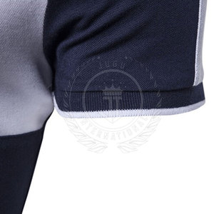 T-shirts pour hommes à séchage rapide, de haute qualité, en maille unie, respirants, personnalisables, dernier design, en stock, polyester/coton, manches courtes - Product Image 6