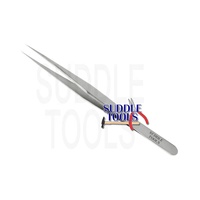 Pinzas de relojero n. ° 3, pinzas puntiagudas de precisión de acero inoxidable, herramientas de bricolaje, joyería y reloj de pulsera electrónico