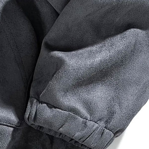 Nouvelle arrivée 2026, sweat à capuche à col montant et fermeture éclair, couleur unie tendance, adapté aux sports de plein air - Product Image 5