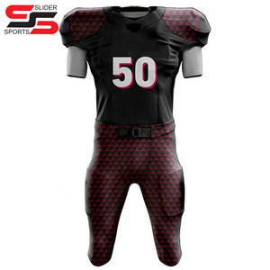 La última camiseta de fútbol universitario americano, uniforme de fútbol americano de estilo único, camiseta de fútbol americano de sarga de aparejos de talla grande - Product Image 3