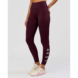 Rep Ultra High-Rise Push-Up Yoga <b>Leggings</b> with Pockets-Cherry Lacquer-<b>White</b> - Product Image 4