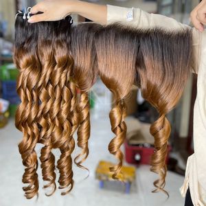 ผมแท้เวียดนาม 100% แบบเป็นมัด พร้อมผมด้านหน้าสำหรับทำวิกผมสำหรับผู้หญิงผิวสี - Product Image 5